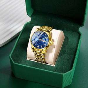Business Male Wristwatch Dual <b>Calendar</b> Display Luminous Hands Stainless Steel Band Casual Quartz Watch - Product Image 1