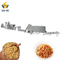 Machine de fabrication de pâtes macaroni 300 kg/h Machine de ligne de pâte végétale spaghetti et macaroni avec machine à emballer