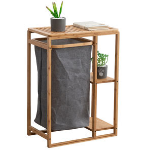 <span class=keywords><strong>Cesto</strong></span> <span class=keywords><strong>Portabiancheria</strong></span> in Bambù Naturale con Cassetto Organizzatore in Tessuto e Asse <span class=keywords><strong>da</strong></span> Stiro - Product Image 3