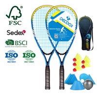 Vente en gros de squash en PU personnalisé, durable et souple, OEM |   Options en aluminium Professionnel Intermédiaire Senior |   pour le contrôle de la balle B-040001