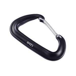 Boundless Voyage Aluminum Alloy Carabiner 80mm Wire Gate Quick Release For Climbing Camping Outdoor Use - Product Image 2