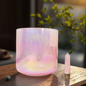 Cuenco de Cristal de Cuarzo para Cantar, Hermoso Cuenco de Sonido de Color Cósmico, Cuencos de Cristal Profesionales para Sanación Espiritual, Meditación Sonora - Product Image 5