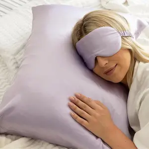 مورد المصنع أفضل سعر 19/22/25Momme حافظة حرير Eyemask للشعر مجموعات Eyemask