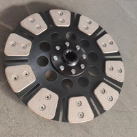 Ensemble de disque d'embrayage monostade de 310 mm de diamètre avec cannelures d'entrée 10/12/15/18 pour tracteurs agricoles Foton Lovol