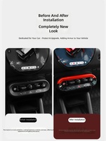 Nouvel autocollant décoratif de précision pour panneau de commande intérieur, accessoires pratiques à installer avec ruban adhésif pour Mini Cooper J01 2024-2025