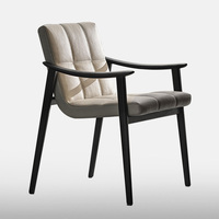Chaise de salle à manger rembourrée moderne pour restaurant, bar, mobilier et table nordique de luxe, chaises personnalisées pour salle à manger et chambre d'hôtel