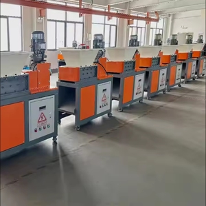 Abfall faser Textil Stoff Recycling Zerkleinerung maschine Kleine Stoff zerkleinerung Doppel wellen zerkleinerung maschine - Product Image 3