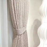 Rideaux occultants en tissu jacquard damassé haute précision, motif cachemire, couleur champagne taupe, isolants thermiques, vente en gros OEM