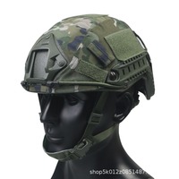 Série de casques tactiques dédiés avec casques de ski camouflage en maille