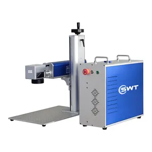 20w 30w 50w raycus portable fibre laser marquage impression machine de gravure pour acier inoxydable stylo écouteur mobile