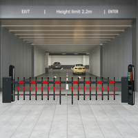 Barrière de stationnement intelligente autonome tout-en-un avec système LPR pour les zones de stationnement des entrepôts logistiques