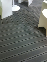 Planche de terrasse plate solide pour projets de construction extérieure 140*20mm, super robuste