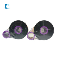 Muestra gratis 55mm resina de cera Near Edge impresora TTO cinta para transferencia térmica sobreimpresora impresión PP PVC PE materiales