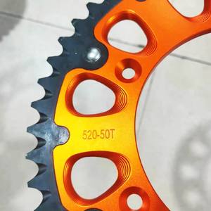 สเตอร์กวางโจว เหมาะสำหรับ Hengjian Kweis Husqvarna AJ1KTM SX XC EXC SXF XCF EXCF สเตอร์อะลูมิเนียมหุ้มเหล็ก - Product Image 2