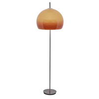 Lampe sur pied LED moderne en fer forgé, design champignon, avec abat-jour en verre dégradé, pour la maison, le bureau, la chambre et le salon