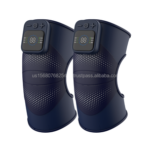 Masajeador de piernas inalámbrico con botones grandes, almohadilla de terapia de rodilla cómoda, calor de grafeno, 6 modos para aliviar el dolor, características de transmisión de voz - Product Image 2