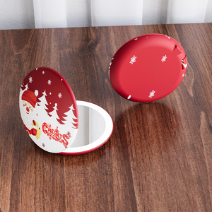 Cầm tay gấp có thể sạc lại LED thắp sáng du lịch 1X 10x Độ phóng đại xách tay Vòng Magnifying nhỏ gọn gương trang điểm cho quà tặng - Product Image 6