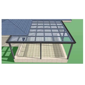 Venta caliente Blacony Patio-Apoyo pérgola cubiertas de policarbonato de aluminio garaje - Product Image 1