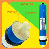 Élément filtrant Aonie RO TFC2012-100G, membrane d'osmose inverse pour machine à eau pure domestique, extérieure, pour camping-car, taux de dessalement de 97 %, certifié CE