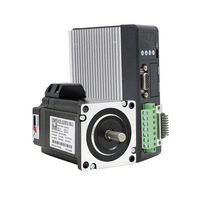 60J1887EC-1000-LS+2HSS458-N Nema 24 Motor Stepper Loop Tertutup dengan Driver Torsi Penahan 3nm