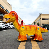 Manège électrique télécommandé en forme de dinosaure pour enfants, idéal pour les parcs d'attractions et centres commerciaux