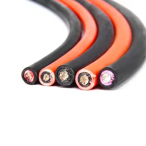 Bajo voltaje Rojo Negro 150 mm2 185 mm2 DC XLPE/xlpo cable de alambre solar de aluminio aislado