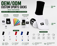 Chaussettes de sport d'équipe personnalisées avec logo antidérapantes pour le football, tricotées pour l'été, ODM, pour jeunes et adultes, écologiques