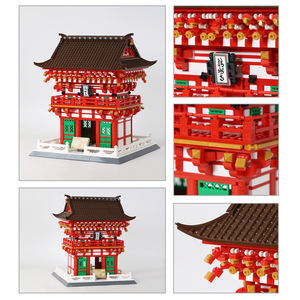 Wange 6212 Block Bricks Model Japan Niomon Gate of Kiyomizu-dera Kyoto Children Educational Assembly Building Block <b>Toy</b> Set Gift - Product Image 5