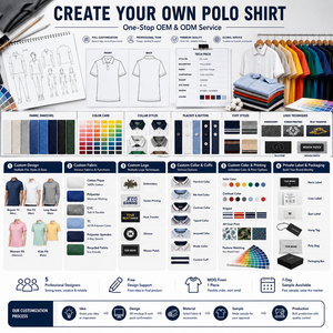 Vente en gros de polos à col de golf de marque en vrac imprimés de logo OEM personnalisés t-shirts polos vierges en coton et polyester pour hommes - Product Image 2