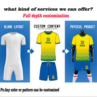 Camisetas de Fútbol Personalizadas, Uniformes Deportivos, Camisetas Transpirables de Manga Corta con Impresión por Transferencia de Calor, 100% Poliéster