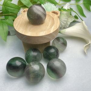 Vente en gros de boule de fluorite polie de qualité supérieure sphère de pierre naturelle pour la guérison ou la décoration intérieure ornement de boule - Product Image 1