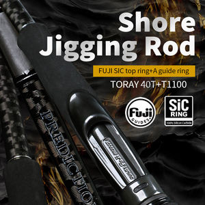 OEM ODM Japon FUJI Guide <span class=keywords><strong>Anneau</strong></span> Rock Cannes À Pêche 2.7m-3.6m 40T Fibre De Carbone 2/3 Section M MH Spinning Shore Jigging <span class=keywords><strong>Canne</strong></span> À Pêche - Product Image 2