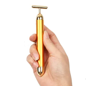 Cammuo Technologie Uit Japan 24K Schoonheid Bar Gouden Energie Gezicht Massager Schoonheidsverzorging Trillingen Facial Massager