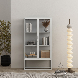 <span class=keywords><strong>Buffet</strong></span> en acier pour salon, armoire de rangement de cuisine avec 2 portes, meuble bar à café en métal pour salon - Product Image 4