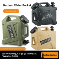 Bidon d'eau sans BPA de 5 gallons (12 L), conteneur d'eau pour le camping, la randonnée, le pique-nique, les situations d'urgence en plein air