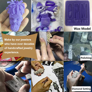 Joyería de Hip Hop para hombre Iced Out, colgante de letra personalizada, Plata de Ley 925 VVS Moissanite, número de diamante, nombre, colgante de logotipo inicial - Product Image 4