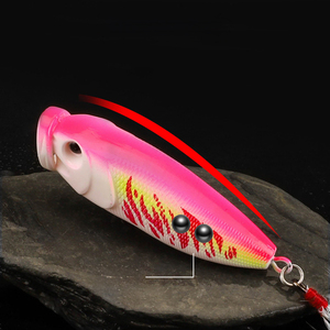 Vente en gros de matériel ABS de haute qualité leurre Popper dur appât haut eau Popper 70mm 10g dur leurre Popper pêche leurre pour bar - Product Image 4