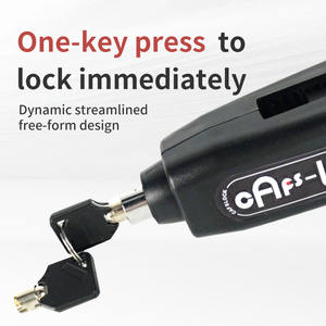 Защищенный Противоугонный велосипедный замок с ключами из цинкового сплава и стали, тормозные и сигнальные замки, функции безопасности для велосипедного мотоцикла - Product Image 3