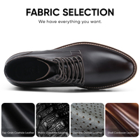 Bottes rehaussantes pour hommes en cuir de haute qualité, style professionnel, vente en gros d'usine, augmentation de la taille de 7 cm/2,76 pouces