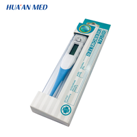 HUAAN Termometer Digital Mulut, Termometer Digital Mulut Tahan Air untuk Suhu Tubuh Manusia