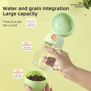 Outdoor Storage <b>Dog</b> Water Food Bottle Pet Travel <b>Portable</b> Feeder for Walking - Product Image 4