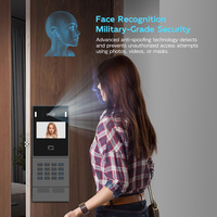 Interphone TCP/IP 7 ''pouces 20 moniteurs système d'interphone vidéo pour appartement avec 1 caméra de sonnette