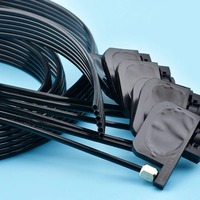 Tuyau de ligne d'encre UV de 1,5 m, 6 couleurs, avec vis de fixation carrée, écrous et joint torique pour imprimante Epson R330 R290 T50 L800 1390
