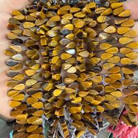 Manik-manik Batu Alam Bentuk Air Mata 5x9mm, Batu Permata, Untaian Manik-manik Lepas untuk Pembuatan Perhiasan Gelang Kalung DIY Grosir