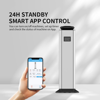 Diffuseur d'arômes en alliage d'aluminium autoportant de luxe pour hôtel, grande capacité, sans eau, huile essentielle, diffuseur de parfum intelligent commercial