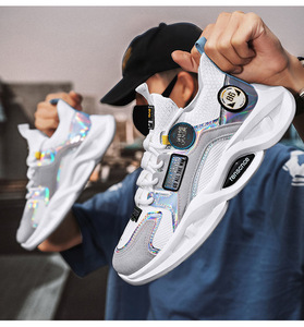 Nouveauté 2023 : Baskets de marche fitness pour hommes, style décontracté tendance avec plateforme polyvalente et doublure en maille, livraison gratuite - Product Image 5