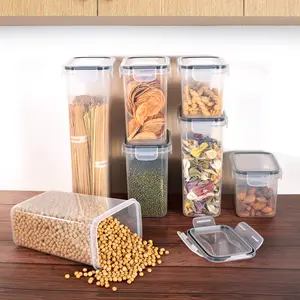 Premium Simple Conveniente Organizador de almacenamiento Material Pp Hermético A prueba de humedad Contenedor de almacenamiento de alimentos