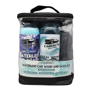 waterless car wash and wax kit reduces dust attraction and leaving surfaces cleaner longer, and provides superior UV protection