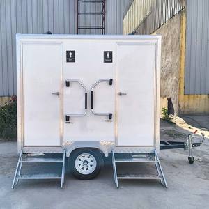 Remorque portative moderne de douche de toilettes pour l'extérieur Fourniture d'usine avec des remorques de toilette de prix bon marché à vendre - Product Image 1