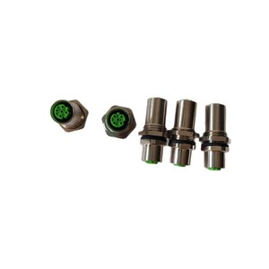 ขั้วต่อ MURR M12 แบบ 5 ขา ตัวผู้ ตัวเมีย สแตนเลส ติดตั้งแบบทะลุแผ่น รองรับมาตรฐาน RoHS 12V - Product Image 4